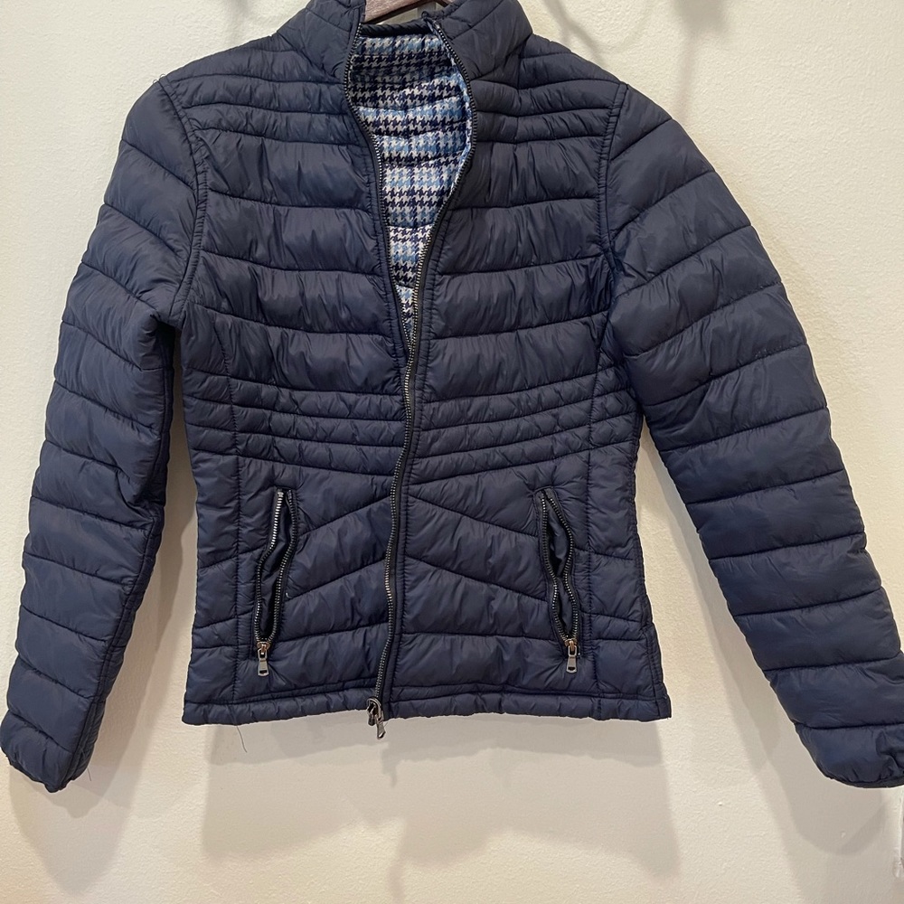 Puffer Jacket.Gingham 2 Sides Puffer Jacket - image 3